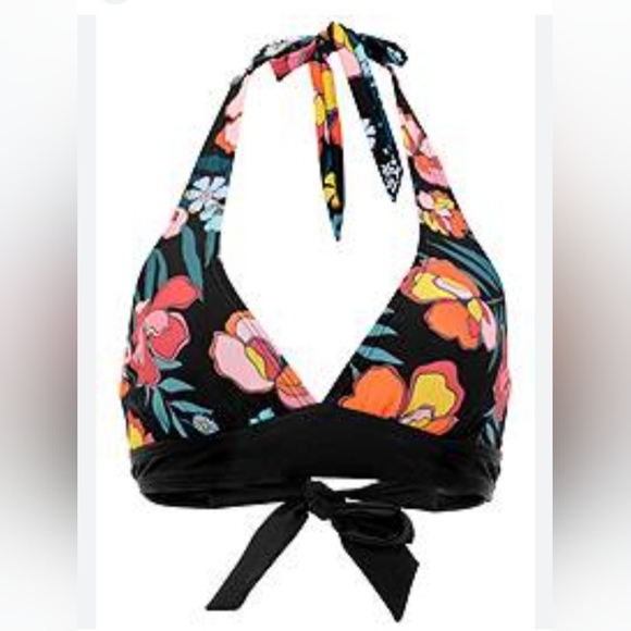 VENUS Floral Delight Halter Bikini Top, size DDD - Picture 4 of 8